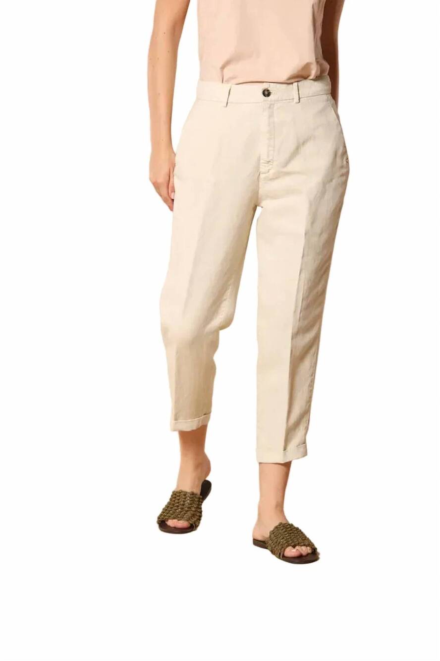 NEW MASON'S linda summer chino pants in beige